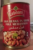Mängden socker i Fava beans in brine foul medammas