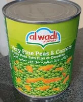 Mängden socker i Very fine peas & carrots