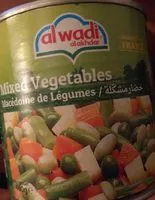 Mängden socker i Mixed vegetables