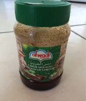 Mängden socker i Mélasse de caroube