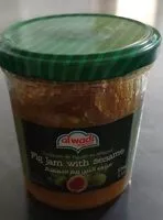 Mängden socker i Fig Jam with seasme