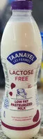 Mängden socker i Taanayel Les Fermes Lactose Free Low Fat Pasteurized Milk