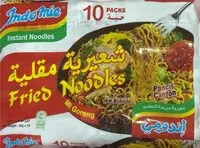 Mängden socker i Indomie Instant Fried Noodles 80G