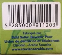 Mängden socker i Steviana