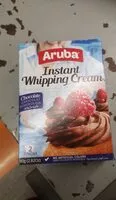 Mängden socker i Aruba Instant whipping cream