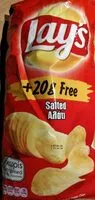 Mängden socker i Lays Chips salted