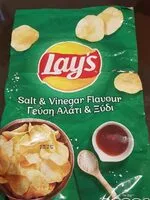 Mängden socker i Lay's Chips au vinaigre et sel
