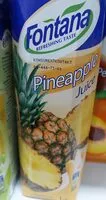 Mängden socker i Fontana Pineapple juice