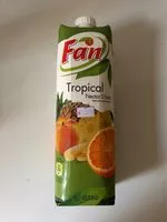 Mängden socker i Fan tropical