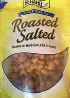 Mängden socker i Roasted salted - grains de maïs grillés et salés