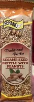 Mängden socker i Traditional Brittle: Sesame seed brittle with peanuts