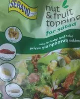 Mängden socker i nut & fruit topping for salad