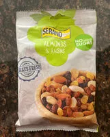 Mängden socker i Almonds & Raisins
