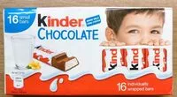 Mängden socker i Kinder chocolate