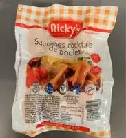 Mängden socker i Saucisses cocktails de poulet