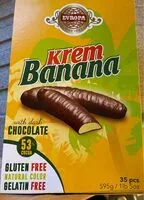 Mängden socker i Krem banana