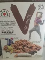 Mängden socker i Multigrain Flakes With Chia And Crunchy Chocolate Cereals