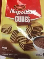 Mängden socker i Vincinni Napolitan Cubes 250G