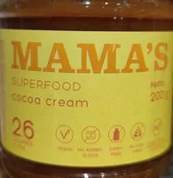 Mängden socker i Cocoa cream