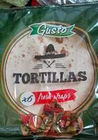 Mängden socker i TORTILLAS