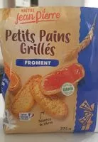 Mängden socker i Petits pains Grillés Froment