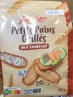 Mängden socker i Petits pains grillés blé complet