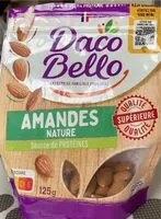 Mängden socker i Amandes