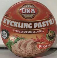 Mängden socker i Kyllingpostei Sterk