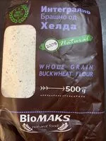 Mängden socker i whole grain buckwheat flour