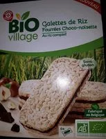 Mängden socker i Galettes de riz fourrées choco noisette