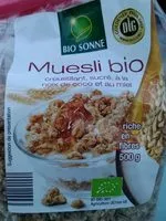 Mängden socker i Muesli bio