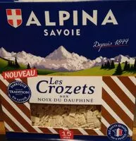 Mängden socker i Les Crozets aux noix du Dauphiné