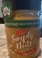 Mängden socker i Simply crunchy peanut butter