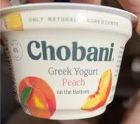 Mängden socker i Greek Yogurt Peach