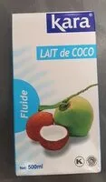 Mängden socker i Lait de coco