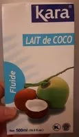 Mängden socker i Lait de coco