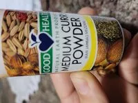 Mängden socker i medium curry Powder