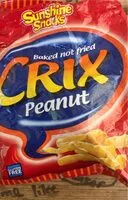 Mängden socker i Crix peanut