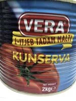 Mängden socker i Vera tomato paste