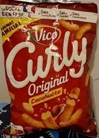 Mängden socker i Curly original cacahuète