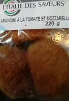 Mängden socker i Arancini tomates mozzarella