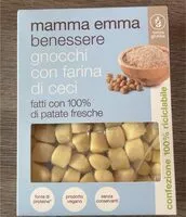Mängden socker i Gnocchi con farina di ceci