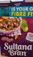 Mängden socker i Kellogg's Sulatana Bran