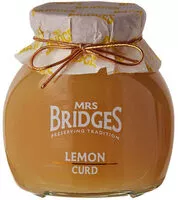 Mängden socker i Mrs Bridges - Lemon Curd with Real Butter, 12oz (340g) Jar