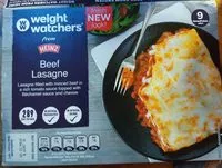 Beef lasagne ready meal