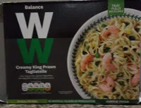 Mängden socker i Creamy king prawn tagliatelle
