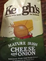 Mängden socker i Keogh's Mature Irish Cheese and Onion