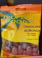 Mängden socker i Chocholate almonds