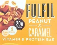 Mängden socker i Fulfil Protein Bars peanut&caramel