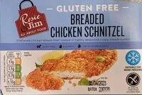 Mängden socker i Breaded chicken schnitzel